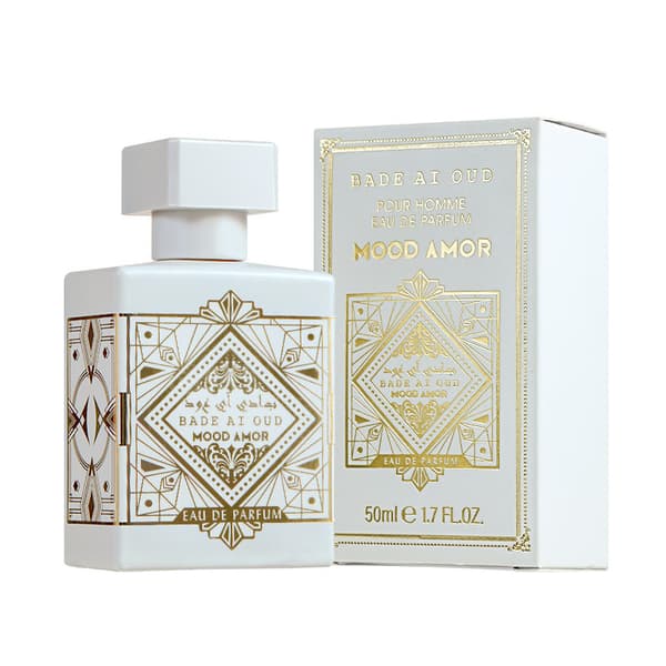EDP Spray til mænd 50ml, Intensiv Langvarig Duft Badal-White