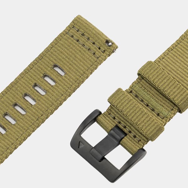 Nylon urrem til Garmin Forerunner 255/265/245 Smartwatch Grøn S Grøn Green S