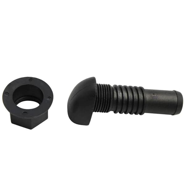 1/2/3/5 Støbt sort nylon brændstoftankventil til 5/8 slange. 1Set