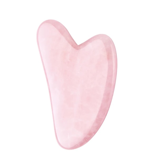 Naturlig Sten Jade Gouache Skrapa Ros Gua Sha Verktyg Massa S size green