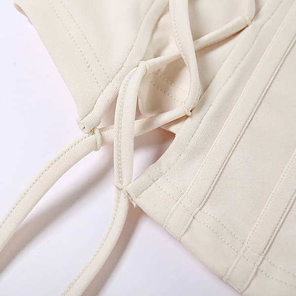 Cropped Top Slim Fit Korset L L