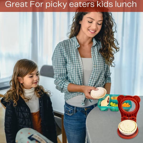 Sandwichkutter og forsegler Uncrustables Maker Skorpefri brødkutter Sandwich Decruster For barn Tilbake til skolen Bento Box Tilbehør