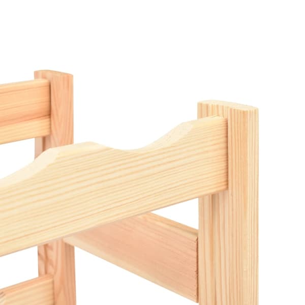 Viiniteline 12 pullolle, mänty Beige beige
