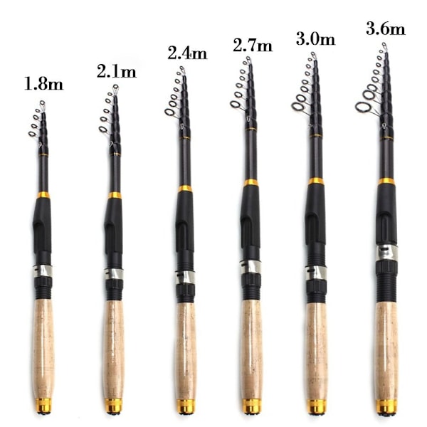 Heta erbjudanden inför påsk! Teleskopiskt fiskespö Stream Hand rod 2.7M - hög kvalitet 2.7m