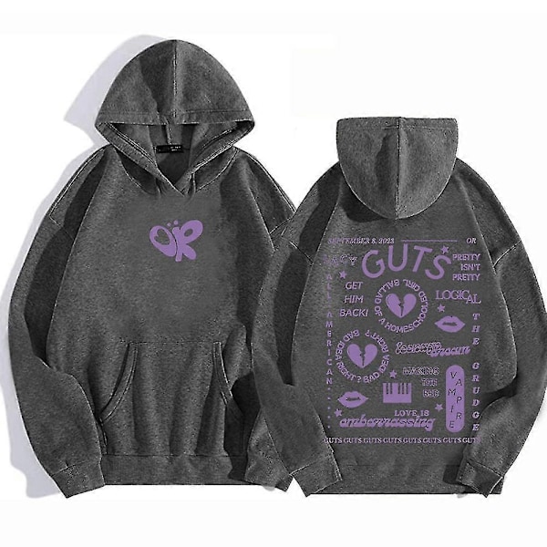 Hoodie Höst/Vinter - Perfekt mörkgrå dark gray L