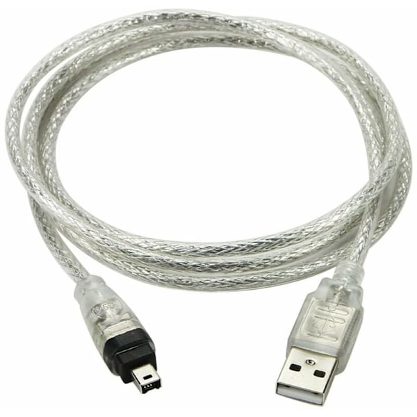 USB Hane till Firewire IEEE 1394 4-pin Hane iLink Adapterkabel för Sony DCR-TRV75E DV