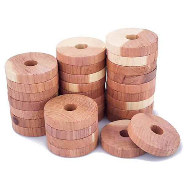 Cederträbrickor Anti-insekt och fuktabsorberande 10-PACK Brun