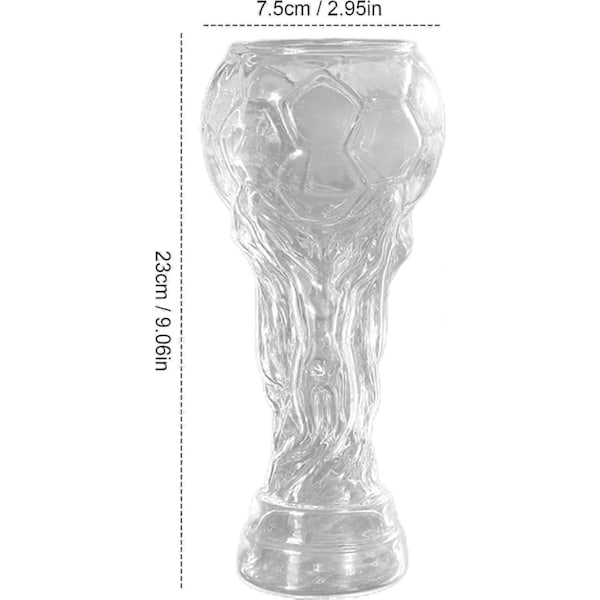 Fotbollsformad Ölglas, Fotbollsölsejdel, 800 ML Världscup Ölsejdel, Vinglas För Kalla Drycker, Läsk, Vatten, Till Pappa, Pojkvän Och Alla Fotbollsfans 1pcs
