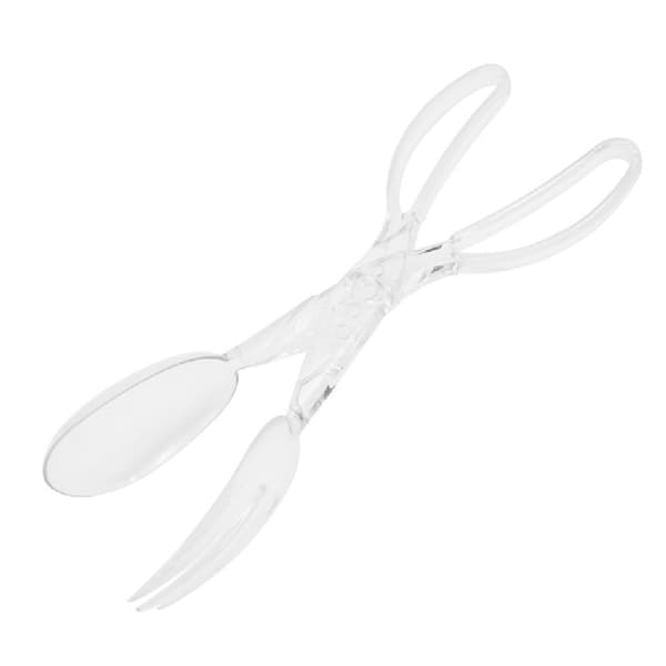Salladsbestick, plast/SAN, transparent, 28,5 x 8 x 6,5 cm