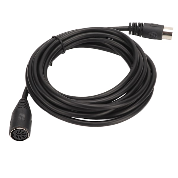 Stor DIN-adapterkabel 8-stift hane till hona högtalare ljudförlängningssladd för mikrofon AV-system 3 meter
