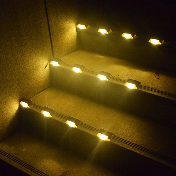 Professionell trådlös solcellsbelysning utomhus (8 st) Brun s Brun s Brown shell white light