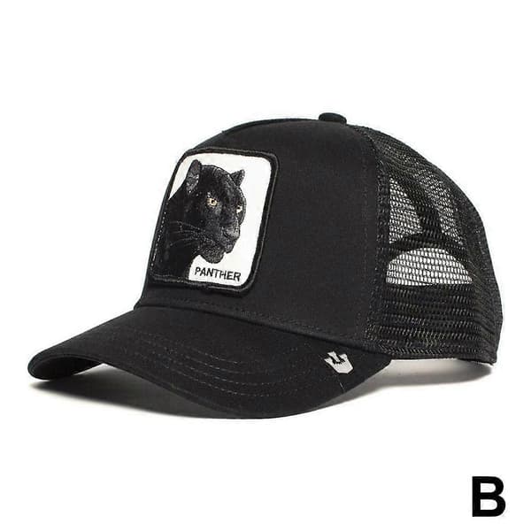Broderet baseballkasket formet som et dyr A6 1pcs
