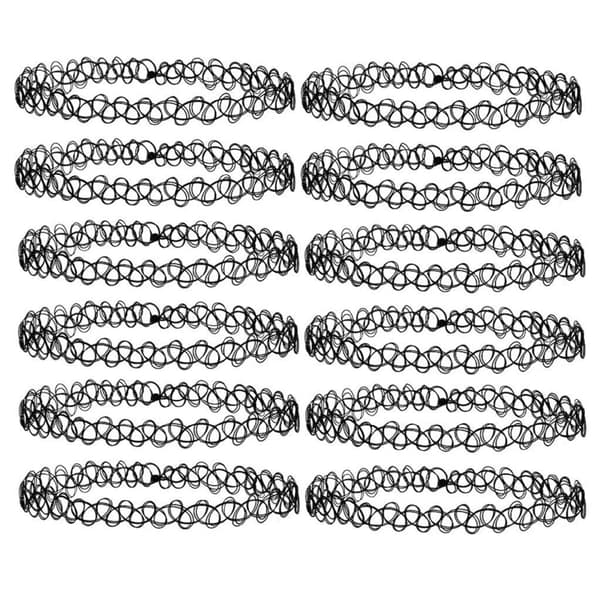 2-pack Choker Halsband - One size Svart one size
