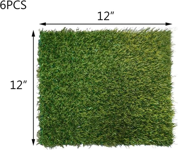 Kanojen pesät, 6 kpl Tekonurmi Tekonurmi Matto Pesävuode 30x30 cm