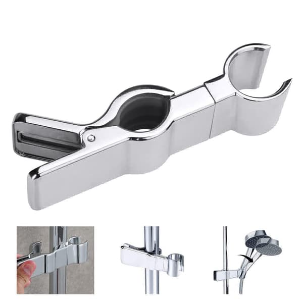Justerbar brusehovedholder, 45° rotation universal 20-25 mm brusehovedholder udskiftning til badeværelse bruseskyderstang