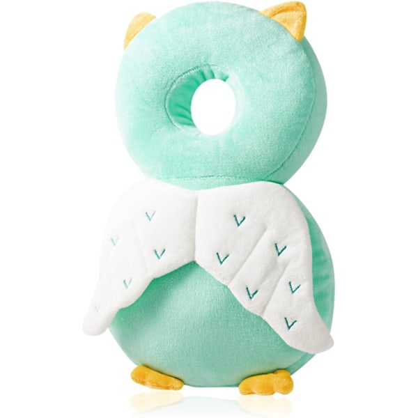 Baby Huvudskydd, Baby Huvudskydd Ryggsäck, Justerbara Huvudskydd för Småbarn, för 4-24 Månader Bebisar som Lär sig Gå Owl