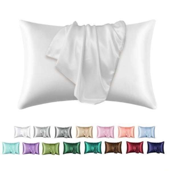Satin Kuddfodral - 50 x 66cm - 2-pack - 1 White