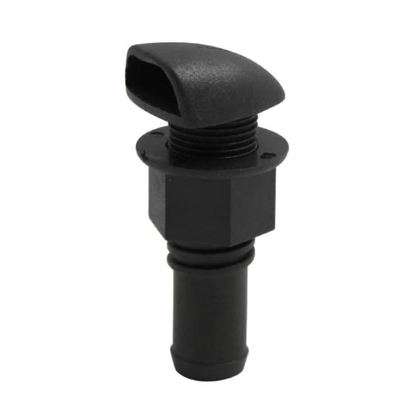 1/2/3/5 Støbt sort nylon brændstoftankventil til 5/8 slange. 1Set
