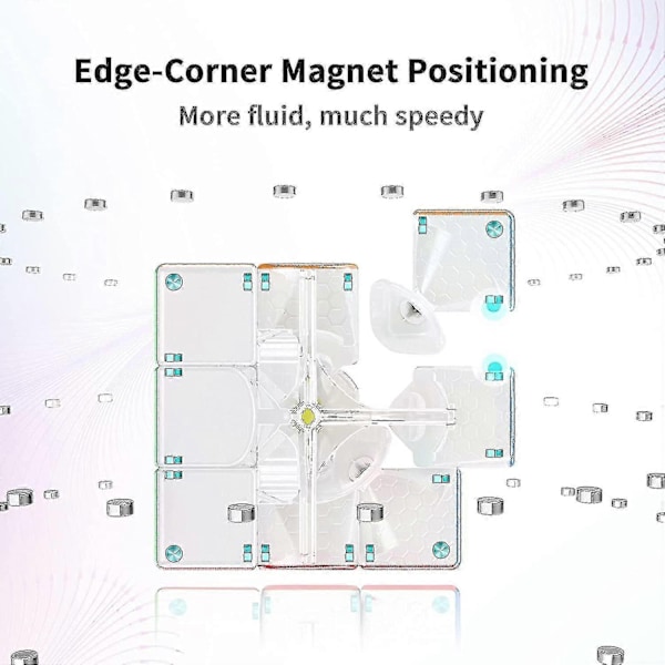 2024, Gan11 M, 3x3 Magnetisk Speed Cube Stickerless Magic Cube Stickerless Cube Frosted Yta-WELLNGS