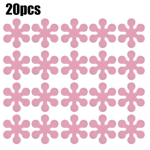 20 st Halkskyddande Badrumsklistermärken Halkskydd Dusch för Diskar Badkar Rosa Pink 20 Pcs