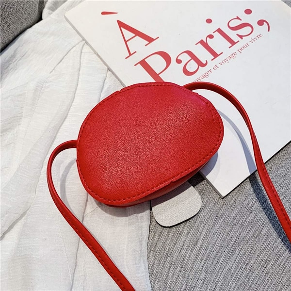 Liten Crossbody Axelväska för Flickor Casual Svampar Handväska Söt Handväska för Barn NO:6