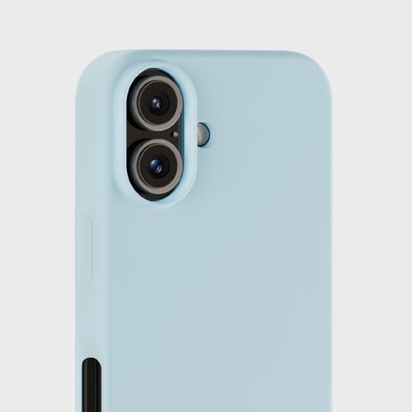 kompatibel holdt iPhone 16 mobildeksel silikon mineralblå 47