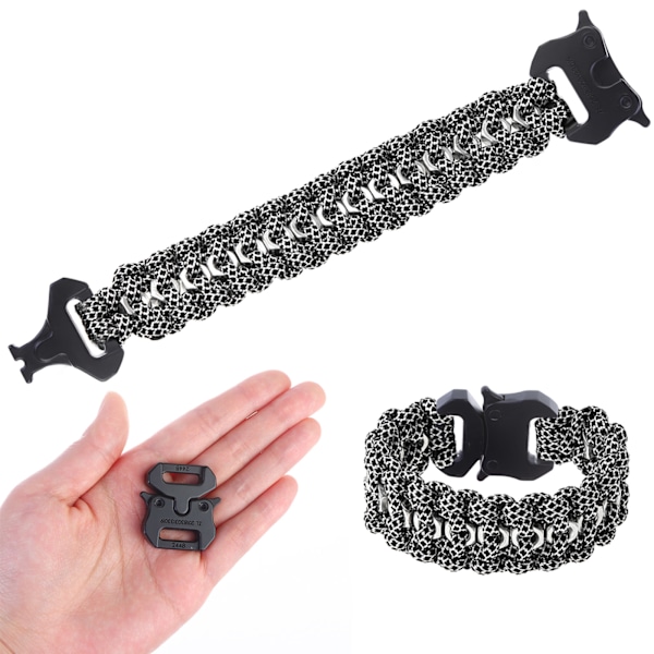 Armbandsspännen Metall Sido Snabbkoppling Taktiskt Bälte Black