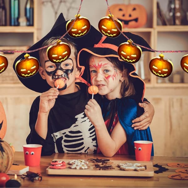 Halloween Ljusslinga Dekorationer | 2m