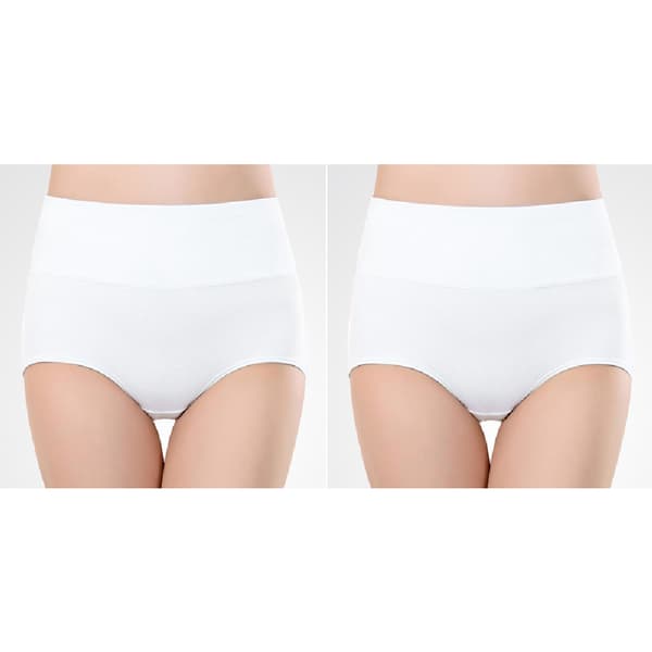 Trosor med hög midja (5-pack) Vit XL Vit White XL