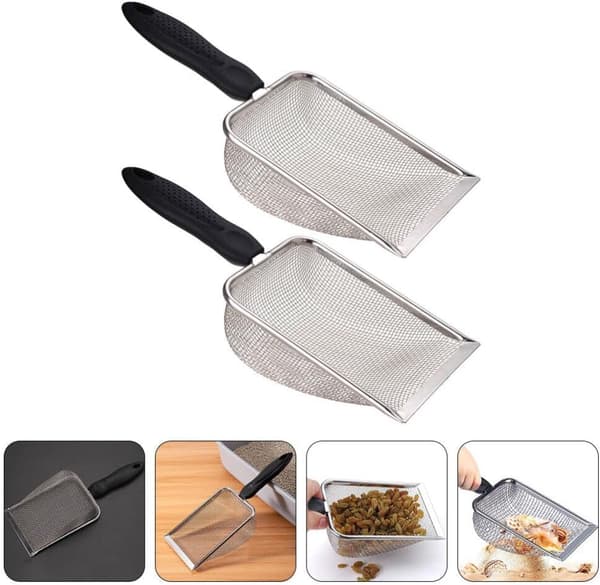##/2-pack Strandnät Spadar för Att Samla Snäckor Sandsil Spadar för Att Samla Snäckor Spadar Sil Slev Sommarpool##/