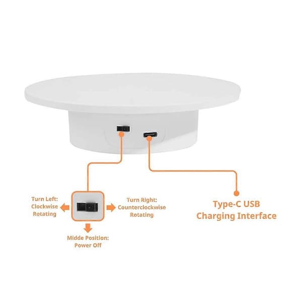 Motoriseret Roterende Display Stand, 360 Elektrisk Roterende Flad