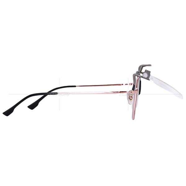 Clip-on forstørrelsesglass for briller, 2X sammenleggbare lesebriller for eldre, eldre kvinner og menn for lesing