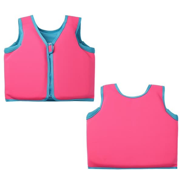 Barns flytväst Lär-dig-simma flytjackor för småbarn ROSA ROSA PINK S