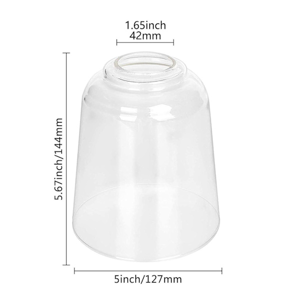 Loftlamper Glas Skærm Cover Klar til