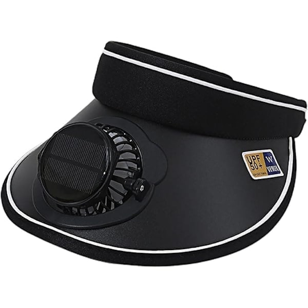 Vifte - 3 hastighetsmoduser | USB/solcellelading