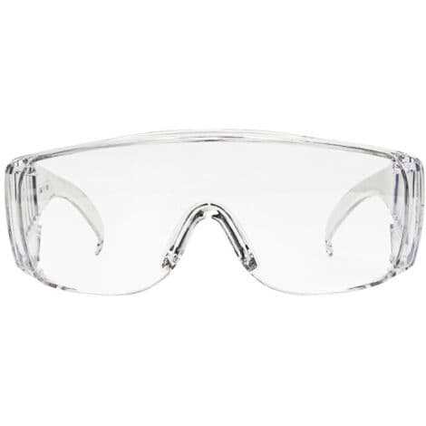 Sikkerhedsbriller til brillebrugere – UV- og vindbeskyttelse – Ridsefast polycarbonat – PPE-standard