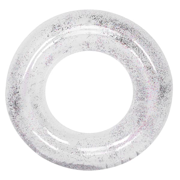 Oppblåsbar badering for voksne, sammenleggbar, søt, transparent, rund form