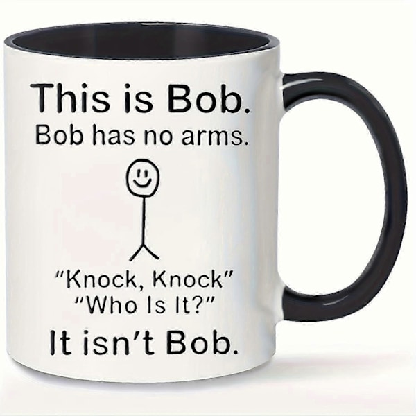 1 st, Detta är Bob Rolig Kaffemugg, Keramiska Kaffekoppar, Vattenkoppar, Sommar Vinter Dryckesartiklar, Födelsedagspresenter, Julklappar, Nyårspresenter, Alla hjärtans dag'
