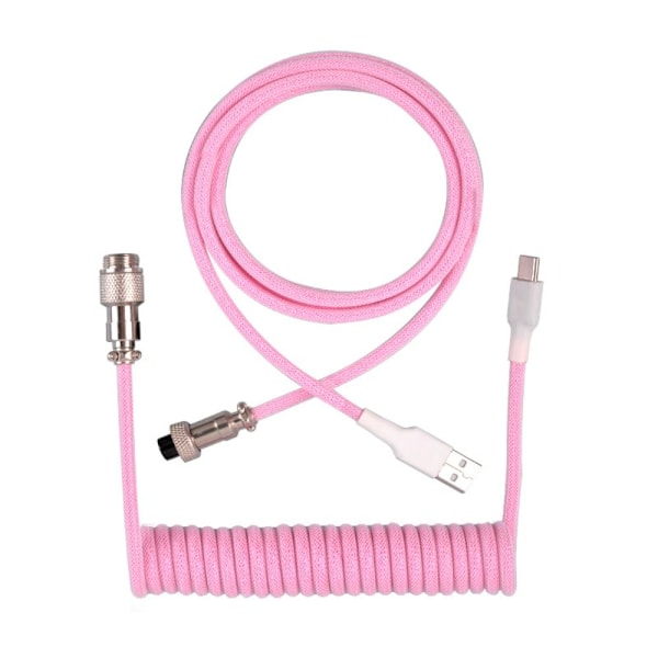 Mekaniskt tangentbord Loop USB-tangentbordskabel SVART black