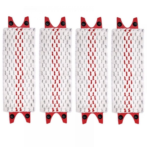 4-pack mikrofibermopp ersättningsöverdrag för Vileda UltraMax/UltraMaT spraymoppöverdrag, extra brett moppöverdrag, lämpligt för tvättmaskiner