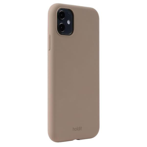 held iPhone 11/XR Mobilskal Silikon Mockabrun 50