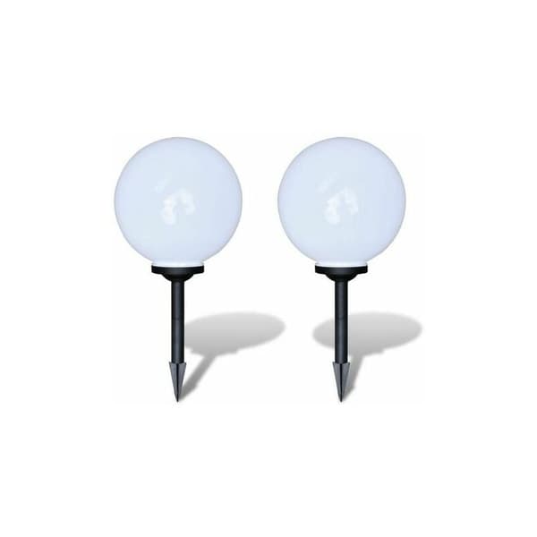 stk Solcellekuler 30 cm Rund Ball Bobler Lys Plenlys