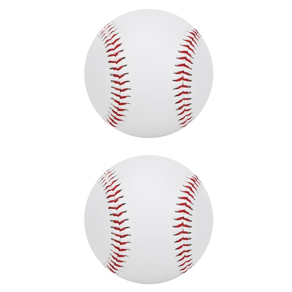 2 stk PU Elastisk Blød Fyldning Træning Holdbar Baseball Batting Trænings Softball Legering Bat HitSoft Baseball