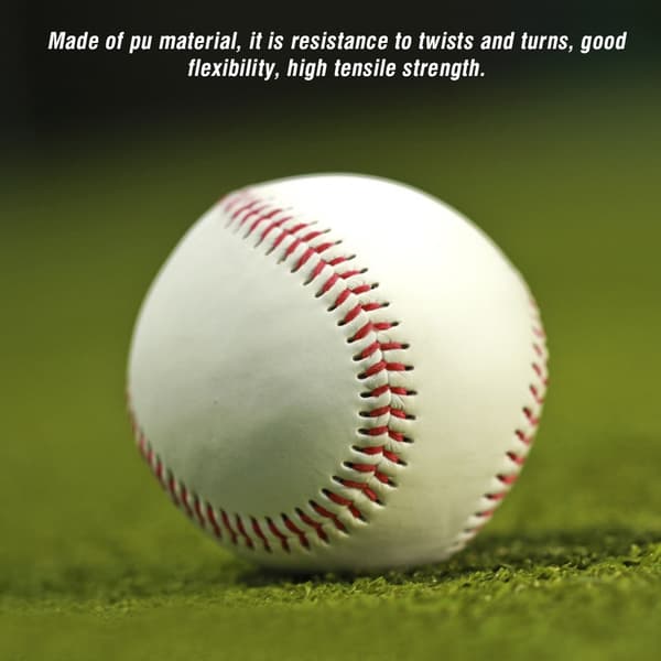 2 stk PU Elastisk Blød Fyldning Træning Holdbar Baseball Batting Trænings Softball Legering Bat HitSoft Baseball