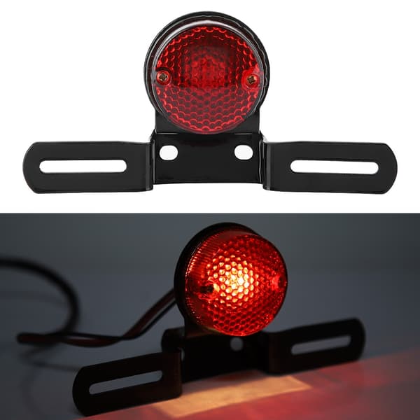 12V Motorcykel Modifierad LED Broms Bakljus Vattentät Universal