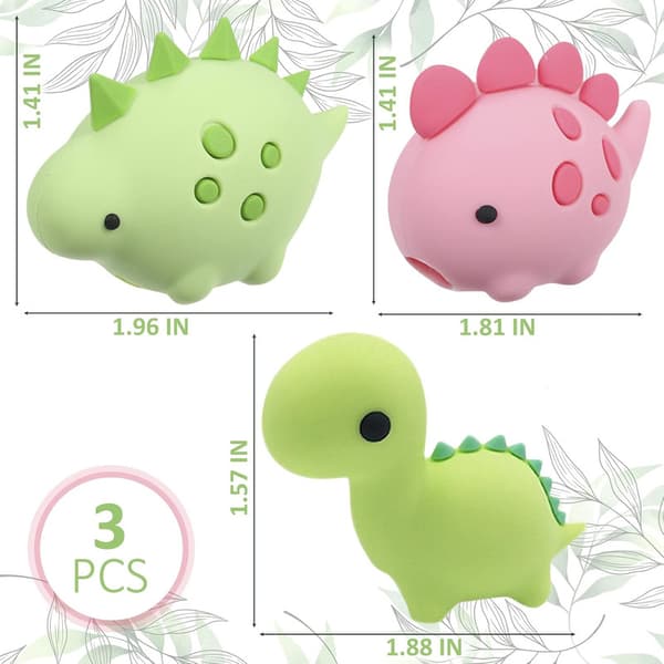 Kabelbeskytter med dyr - 3-pak