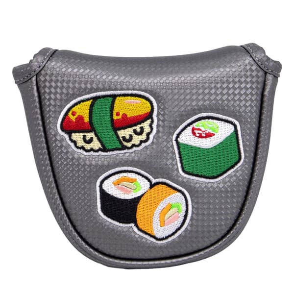 1/2/3/5 Golf Mallet Putter Hodebeskyttelse For Golfkølle Grå putterbeskyttelse Gray putter cover 1Set