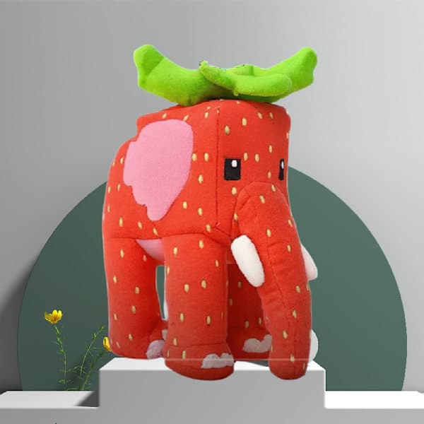 STEAL A BRAINROOT Roblox-pelioheislaitteen pehmolelu mansikka Strawberry