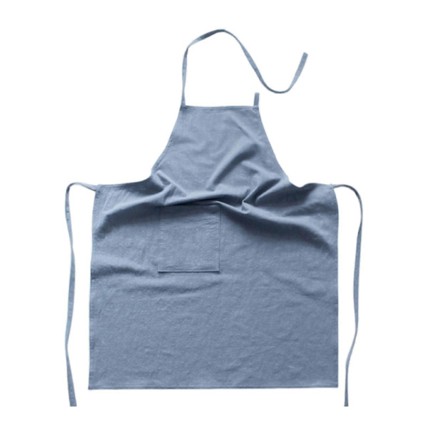 Linforkle Myk Blomsterhandlerforkle Bib Malerforkle for Matlaging Maler khaki (LGL)