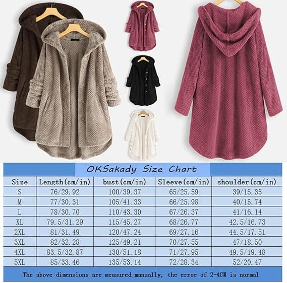 Sort L plus size fleece hættetrøje til kvinder sort black L